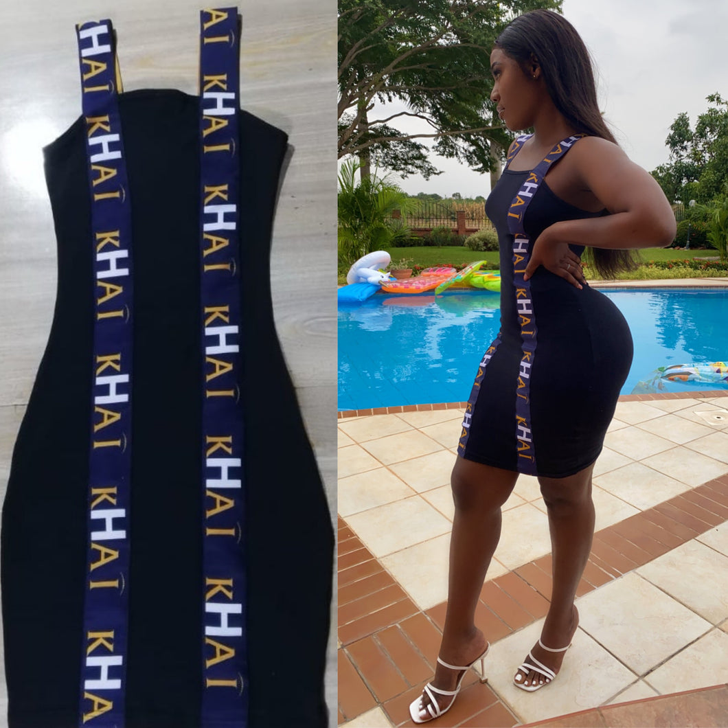 Khai Logo Strap Dress