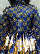 Load image into Gallery viewer, Khai Lux Pleated Button Up Dress
