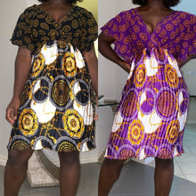 Load image into Gallery viewer, Khai Luxe Pleated Flutter Sleeve Dress
