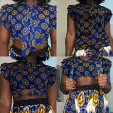 Load image into Gallery viewer, Khai Luxe Flutter Sleeve Shirt
