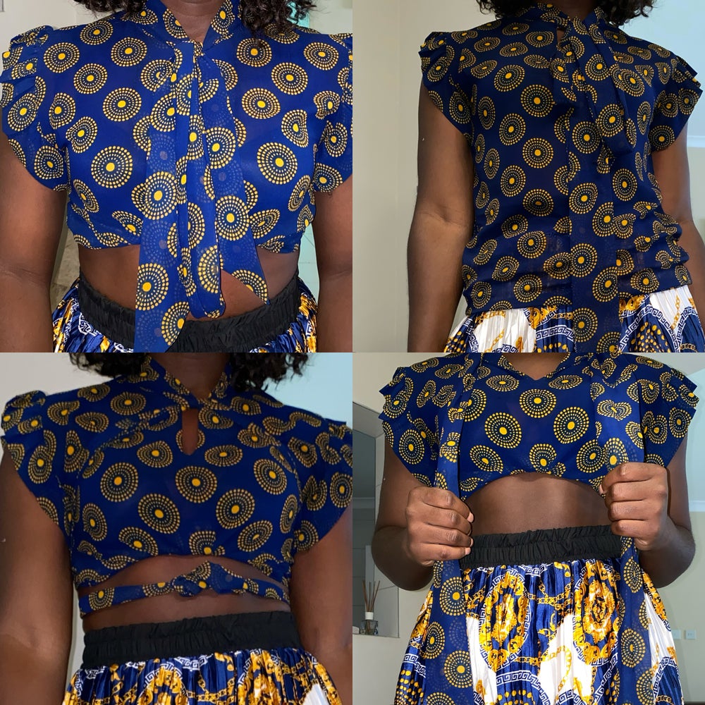 Khai Luxe Flutter Sleeve Shirt