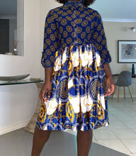 Load image into Gallery viewer, Khai Lux Pleated Button Up Dress
