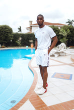 Load image into Gallery viewer, We Move white shorts set

