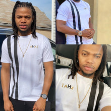 Load image into Gallery viewer, Khai Men’s Stripe Tee
