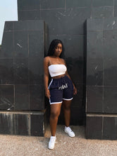 Load image into Gallery viewer, Khai Men’s Navy Blue Shorts Set
