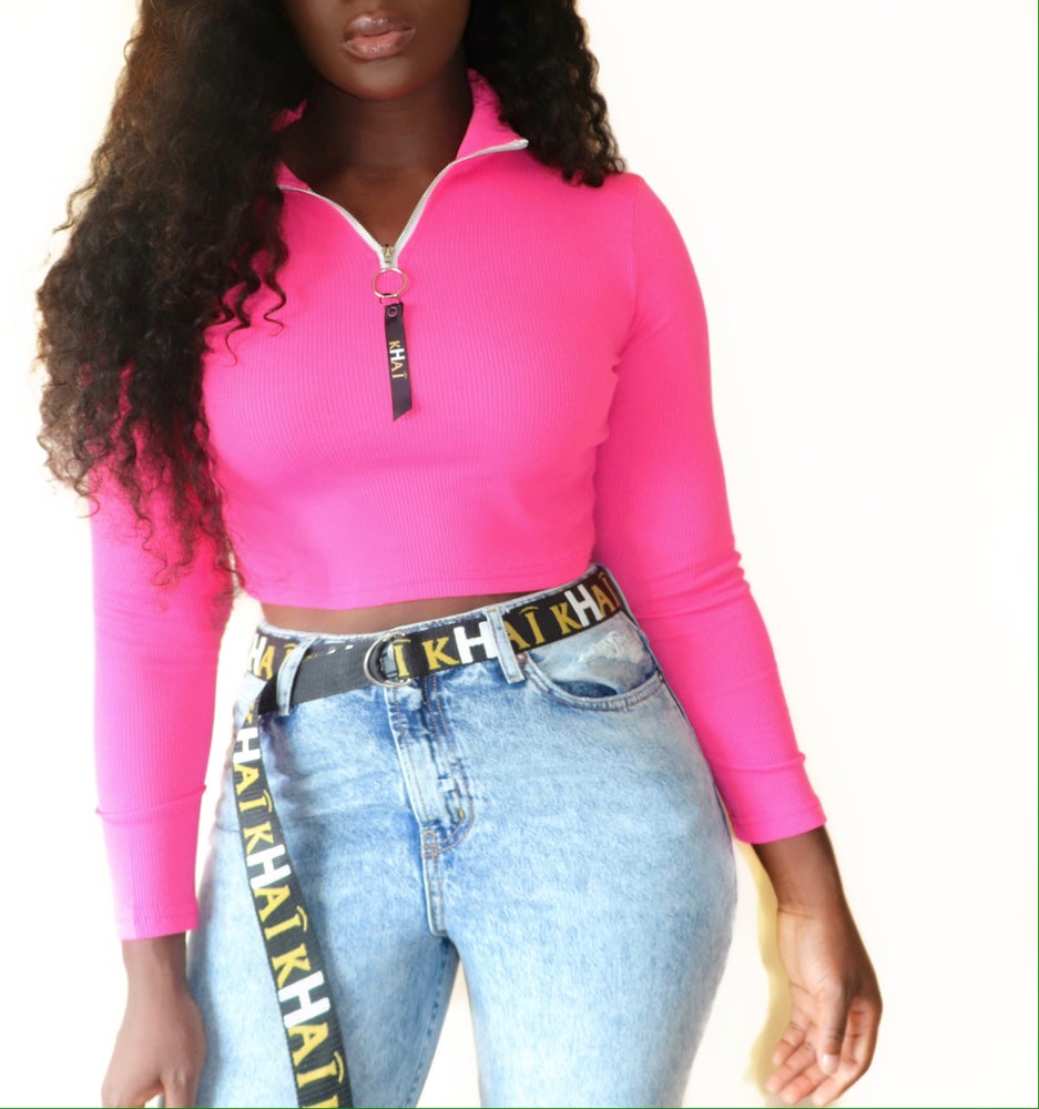 Khai pink long sleeve top