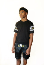 Load image into Gallery viewer, Khai Men’s Logo on Arm Black T-Shirt
