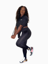Load image into Gallery viewer, Khai hooded crop top with leggings
