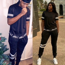 Load image into Gallery viewer, Khai Men’s Black Pants w/ Tee
