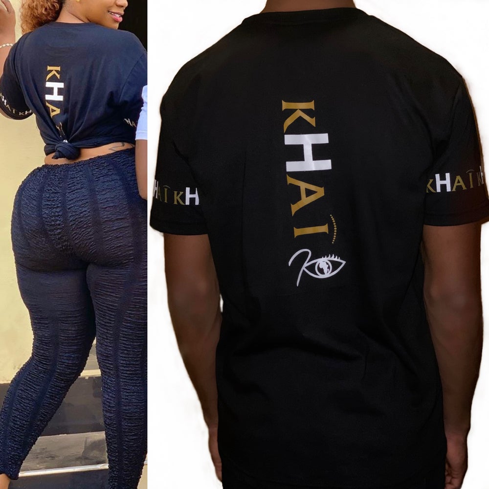 Khai Men’s Logo on back Black T-Shirt
